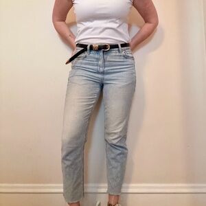American Eagle Outfitters Light Blue Straight Leg Jeans
